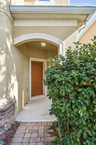 a view of a entrance door of the house