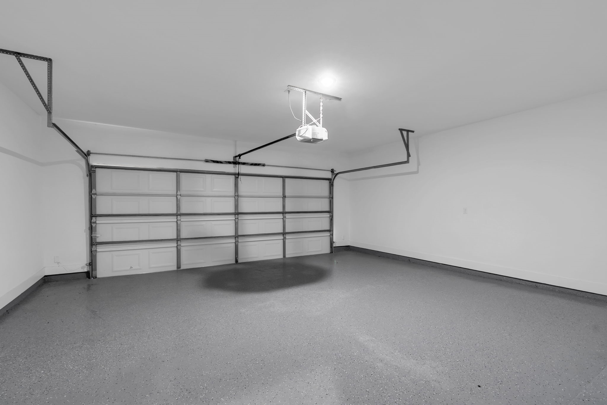 8136 Chateau Street Houston, TX 77028 - Photo 40 of 46 Double Garage with epoxy floor