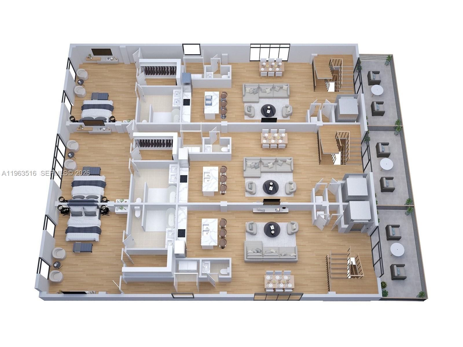 614 Northeast 3rd Street Hallandale Beach, FL 33009 - Photo 12 of 13 Second Floor