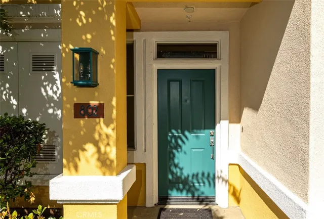 a view of a entryway door of the house