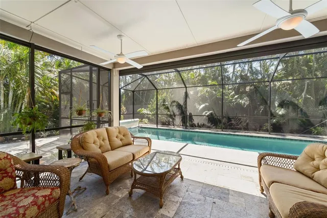 an aerial view of residential house with outdoor space
