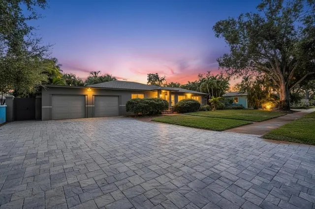 a outdoor living space with furniture and a couch