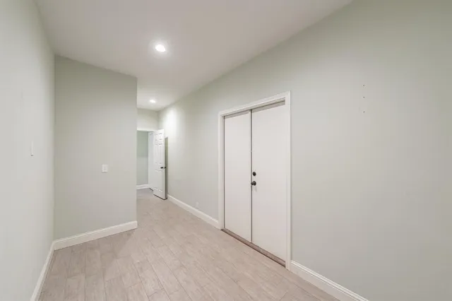a view of a livingroom and a window