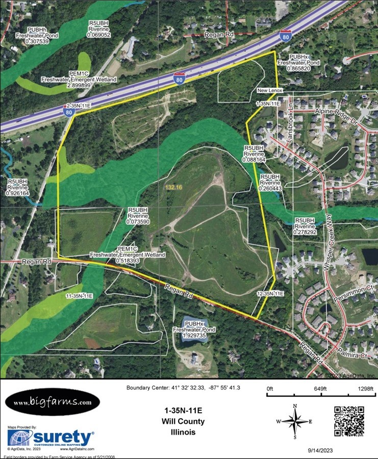 0 West Regan Road Mokena, IL 60448 - Photo 2 of 4 a view of a tennis ground