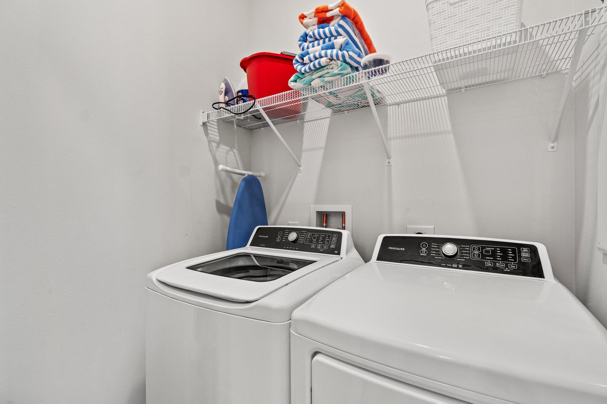 89 Pine Lands Loop Inlet Beach, Unit C Inlet Beach, FL 32461 - Photo 17 of 65 a utility room with dryer and washer