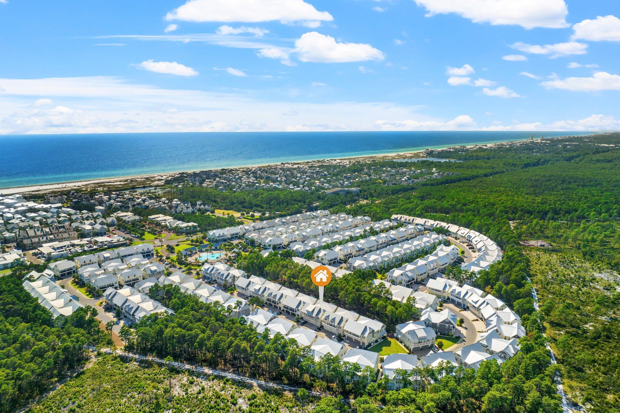 89 Pine Lands Loop Inlet Beach, Unit C Inlet Beach, FL 32461 - Photo 28 of 65 a view of a city