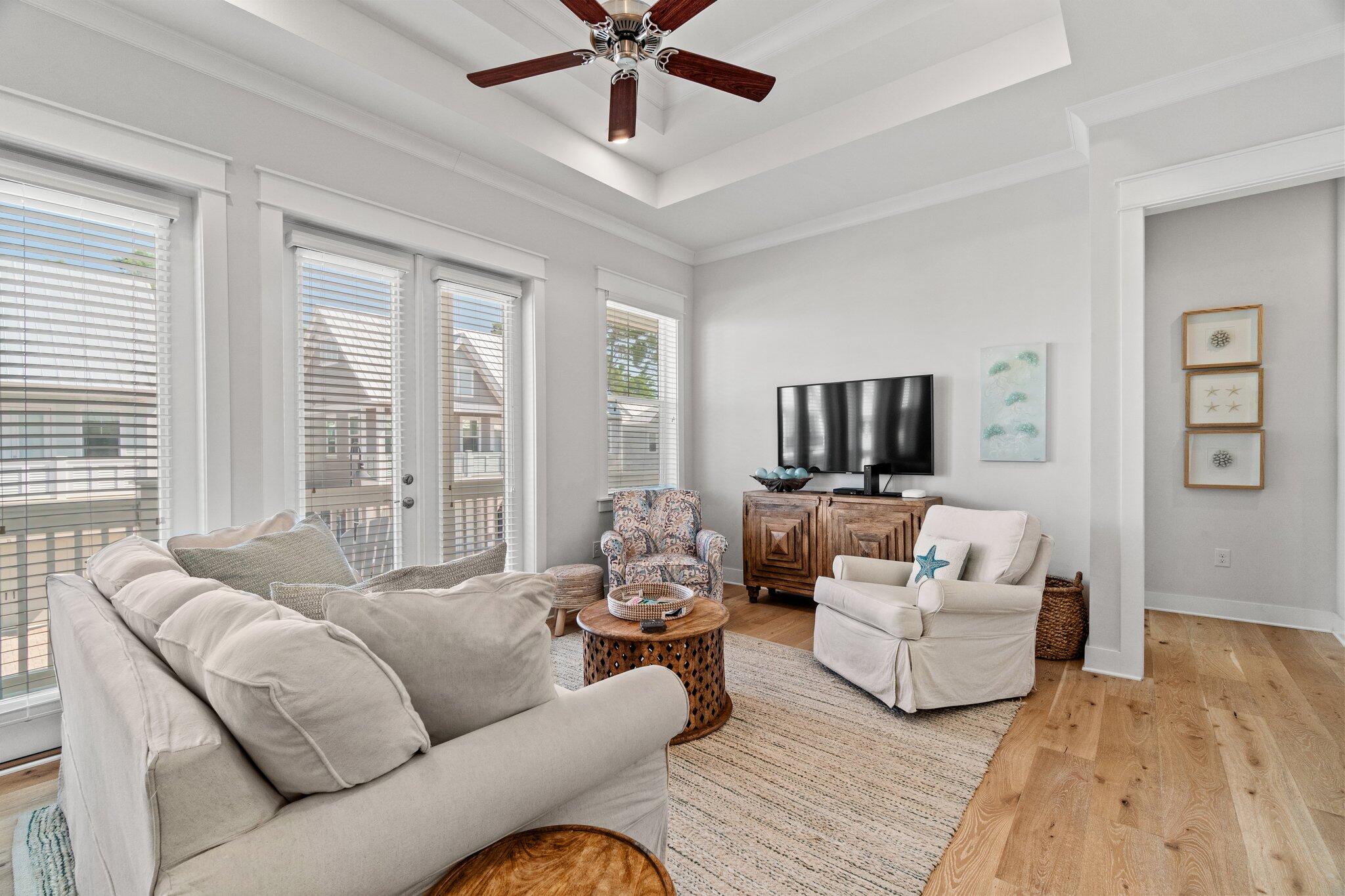 89 Pine Lands Loop Inlet Beach, Unit C Inlet Beach, FL 32461 - Photo 6 of 65 a living room with furniture and a large window