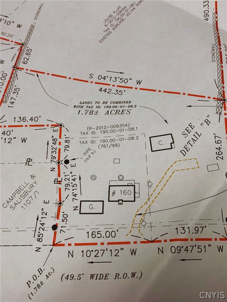 160 Villiard Road Palermo, NY 13131 - Photo 50 of 50 New Survey with the primary house and the "camp" on one lot