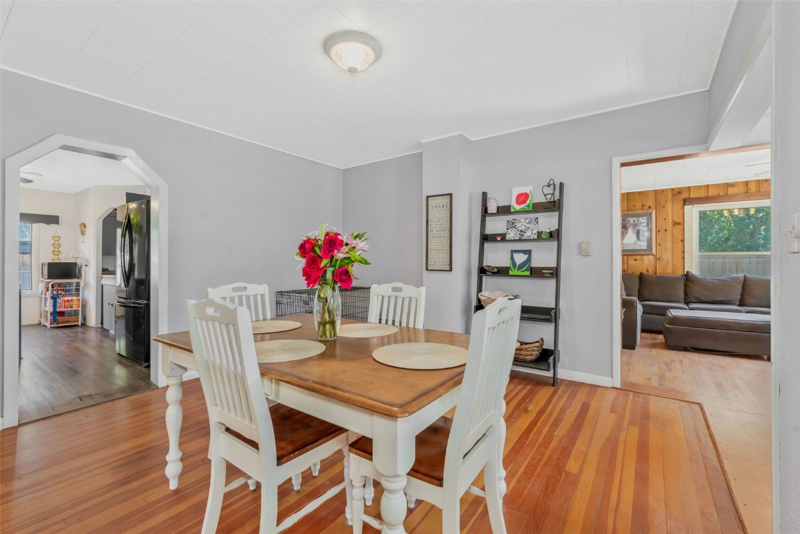 490 East Jefferson Avenue Hayden, CO 81639 - Photo 13 of 35 a view of a dining room with furniture and wooden floor