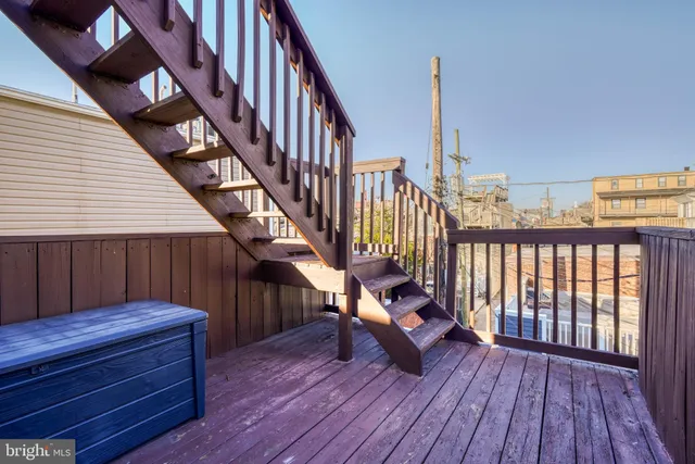 a view of a roof deck