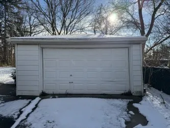 a backyard of a house
