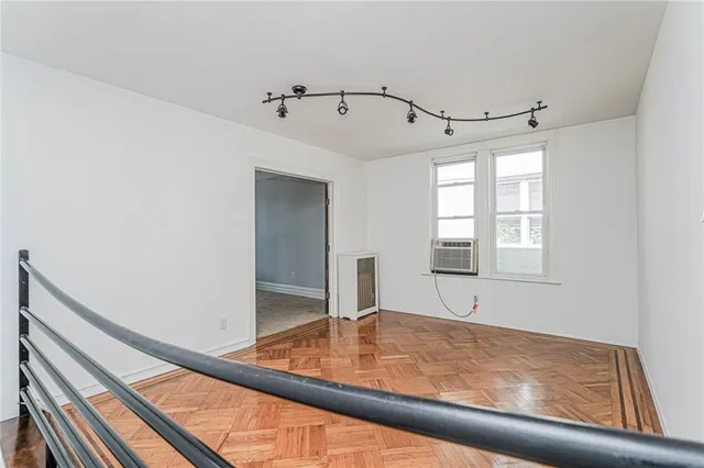 a view of a room with window