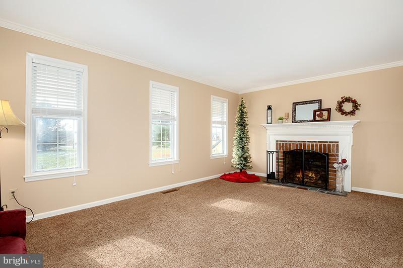 3826 Bark Hill Road Union Bridge, MD 21791 - Photo 6 of 30 a view of a livingroom with a fireplace and window