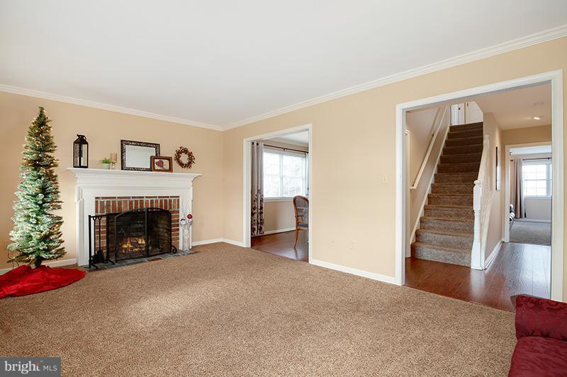 3826 Bark Hill Road Union Bridge, MD 21791 - Photo 7 of 30 a view of a livingroom with an empty space and a fireplace