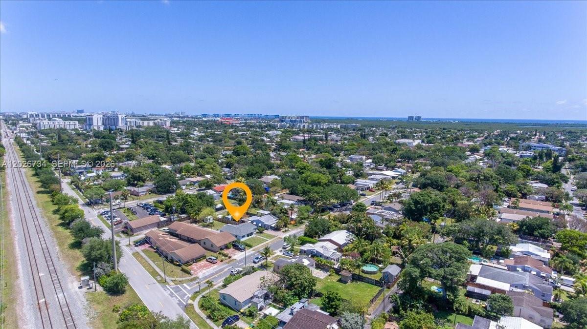 266 Southwest 6th Street Dania Beach, FL 33004 - Photo 4 of 37 an aerial view of a city with lots of residential buildings