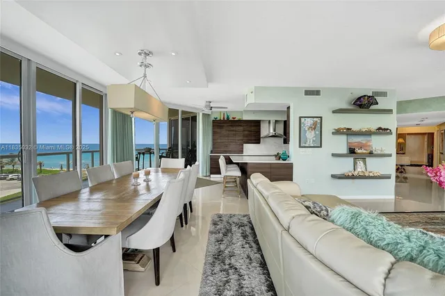 a view of a living room