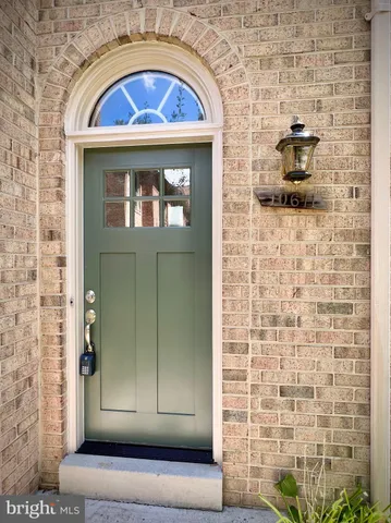 a view of front door of a house