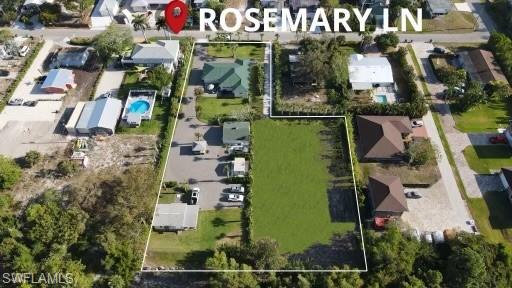 1308 Rosemary Lane Naples, FL 34103 - Photo 15 of 27 an aerial view of houses with outdoor space