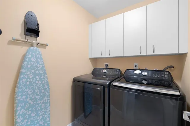 a room with storage and utility