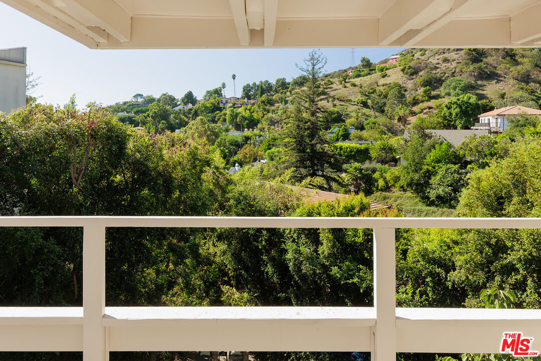 2764 Outpost Drive Los Angeles, CA 90068 - Photo 25 of 37 a view of a garden from a window