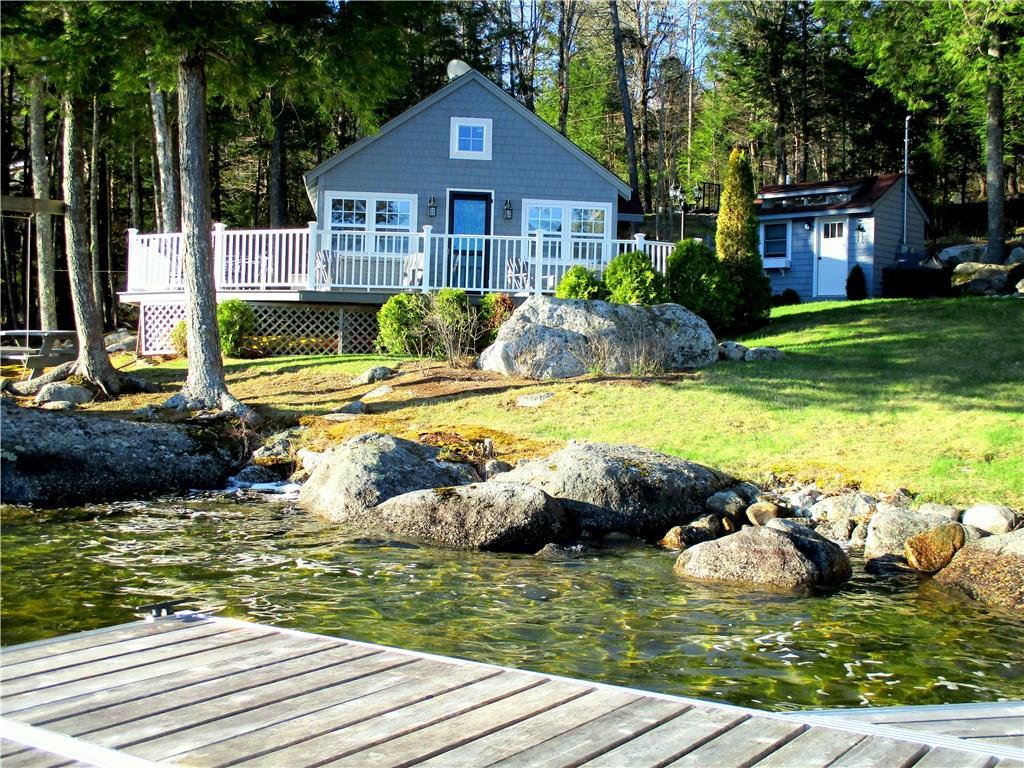 409 West Shore Road Otis, ME 04605 - Photo 1 of 35 View from the lake