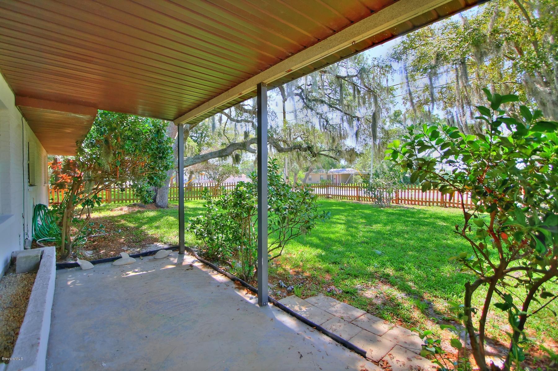 972 Sarno Road Melbourne, FL 32935 - Photo 4 of 20 View from Front Patio to Yard