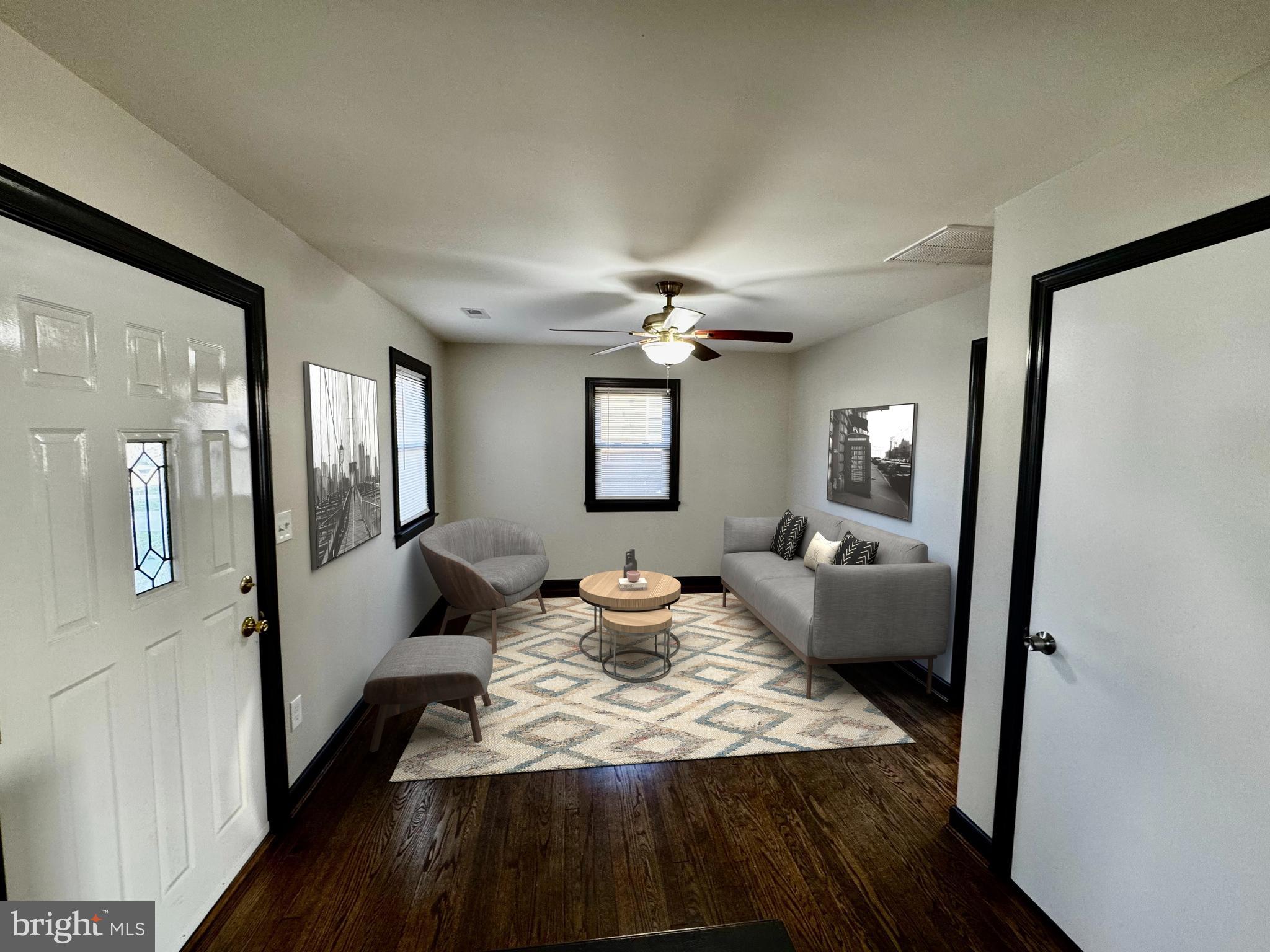 1708 Rita Road Dundalk, MD 21222 - Photo 2 of 16 a living room with furniture and a chandelier