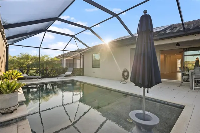 a view of an outdoor space with furniture