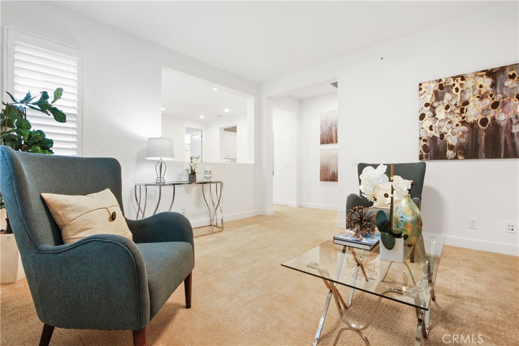 64 Hazelton Irvine, CA 92620 - Photo 17 of 23 a living room with furniture and wooden floor