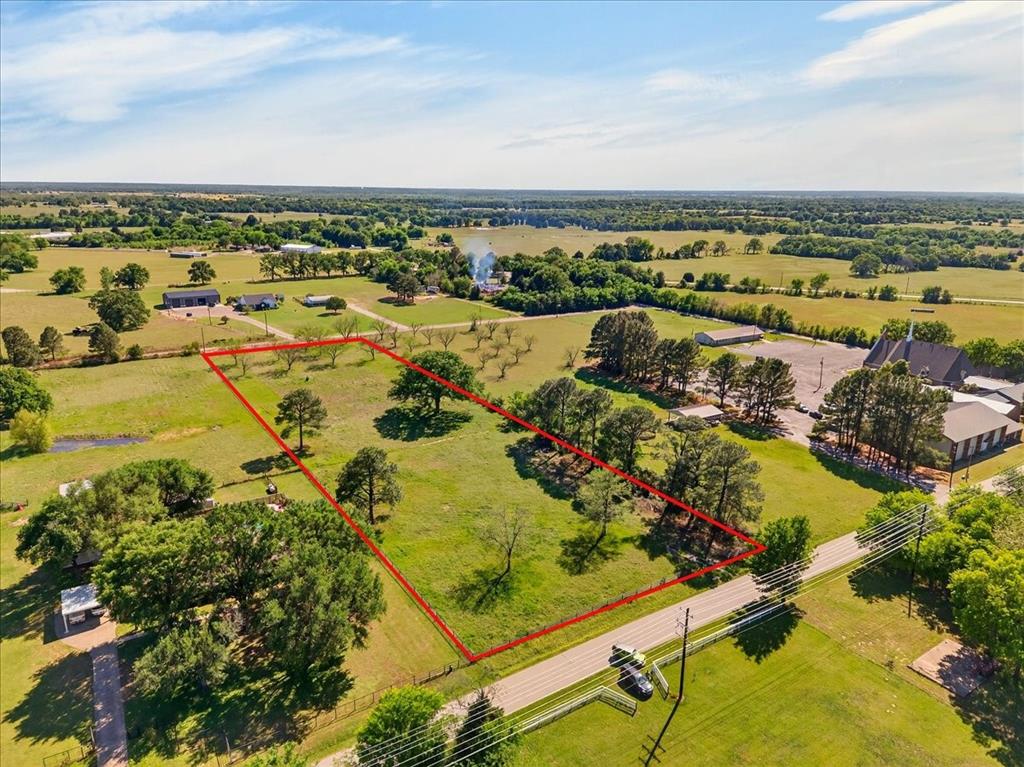 0 East Will White Road Tool, TX 75143 - Photo 12 of 15 Overview of rural landscape featuring property boundaries highlighted