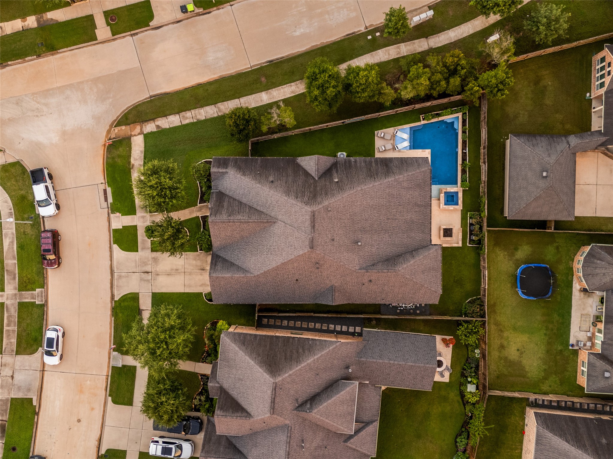 4103 August Light Court Fulshear, TX 77441 - Photo 2 of 33 an aerial view of a house with a yard
