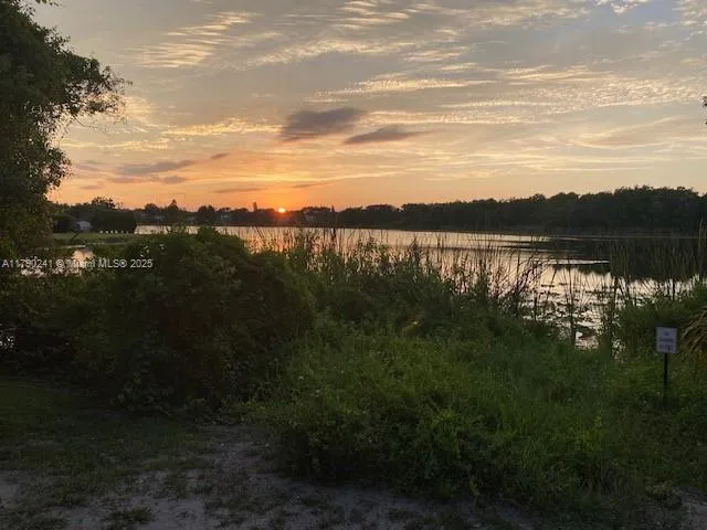 a view of lake with mountain view