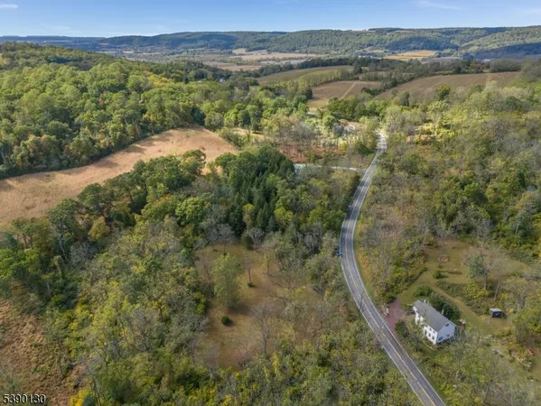 a view of a lake with a mountain