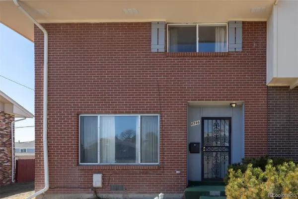 a view of front door of house