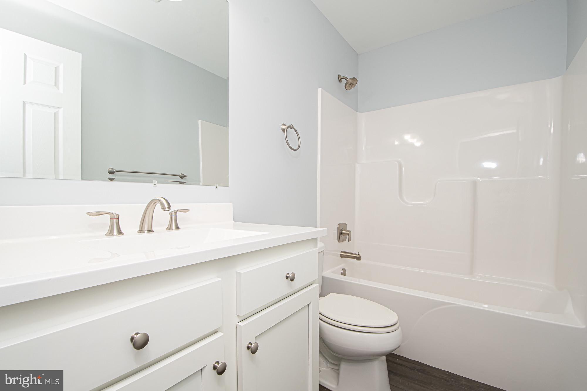 709 Ross Street Winchester, VA 22601 - Photo 27 of 40 a bathroom with a sink a toilet and shower