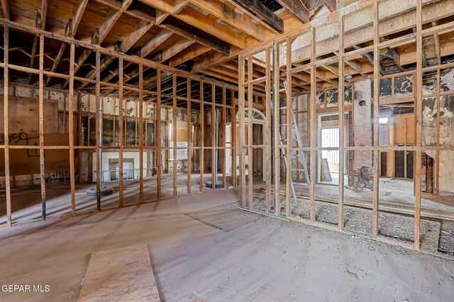 a view of front door of house