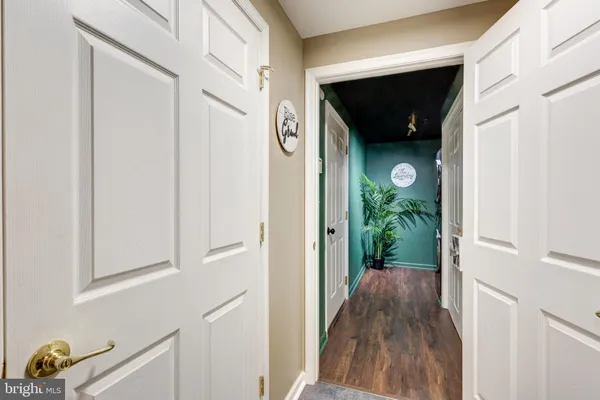 a view of a walk in closet