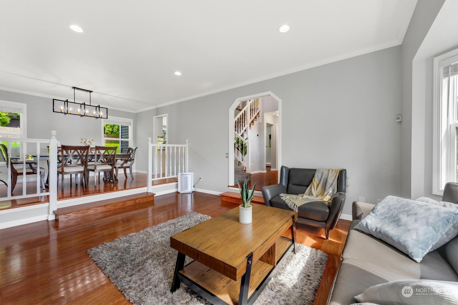 17218 3rd Avenue Southeast Bothell, WA 98012 - Photo 14 of 28 a living room with furniture and wooden floor