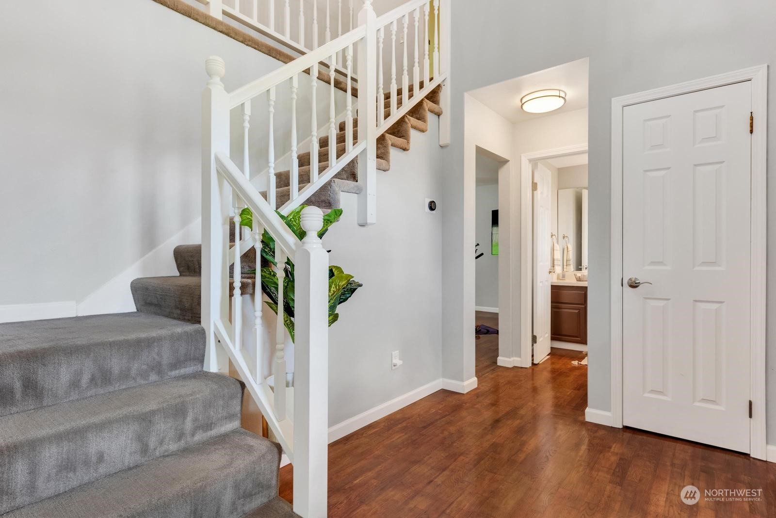 17218 3rd Avenue Southeast Bothell, WA 98012 - Photo 5 of 28 a view of entryway and hall with wooden floor
