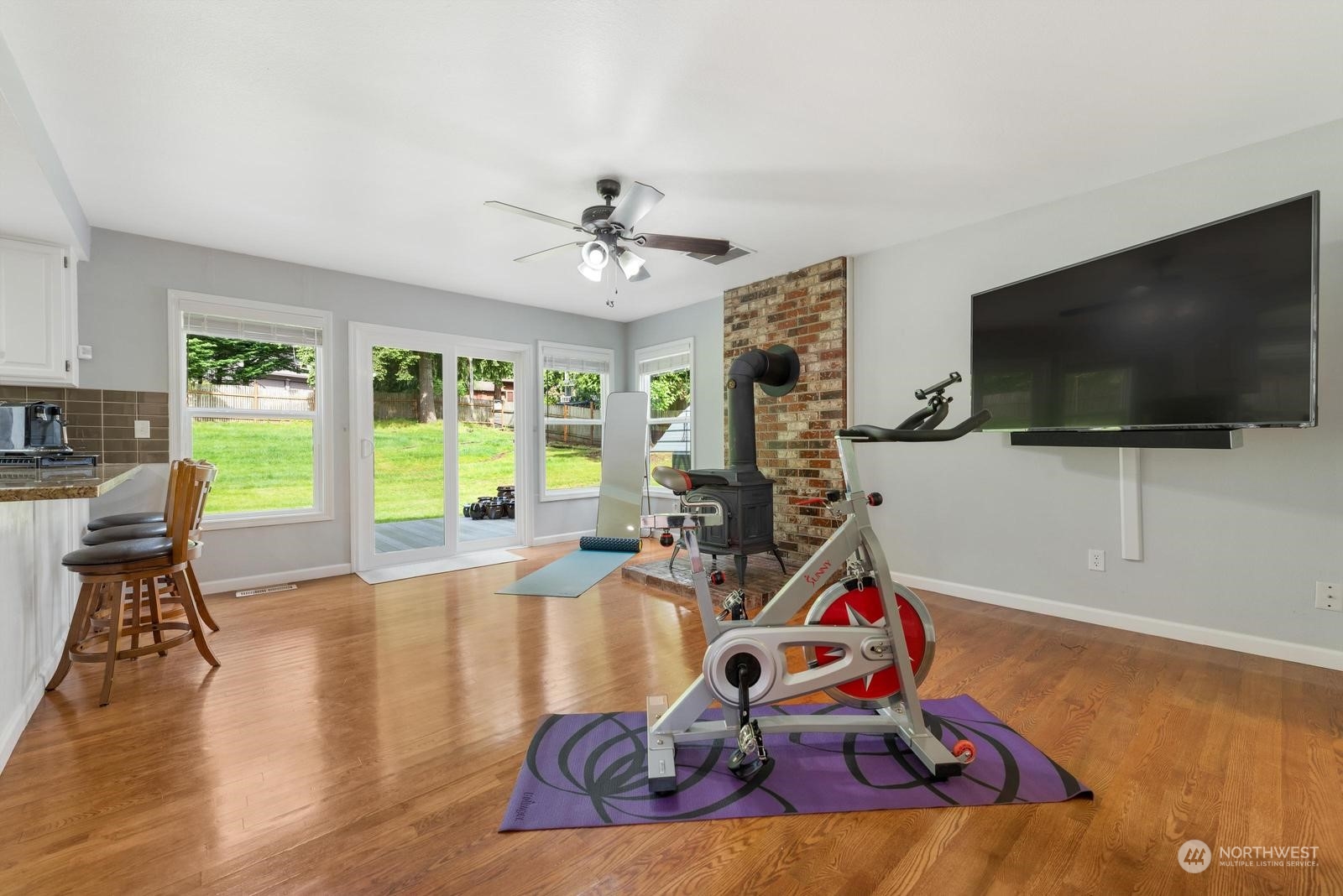 17218 3rd Avenue Southeast Bothell, WA 98012 - Photo 6 of 28 a living room with furniture and a flat screen tv