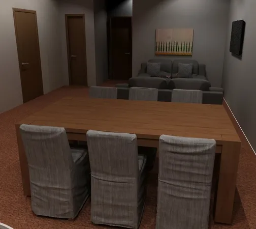 a view of table and chair