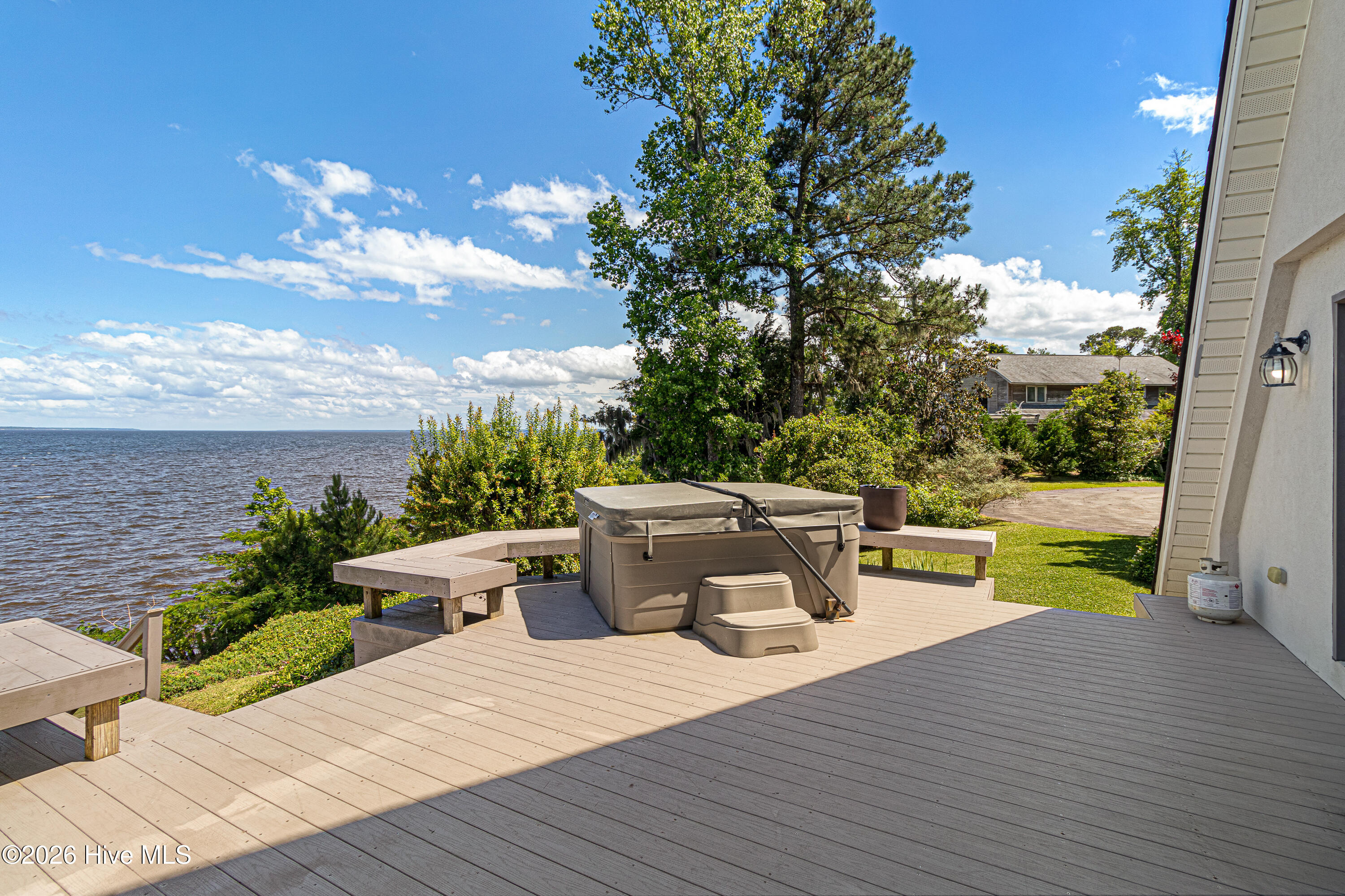 4100 North Rivershore Drive New Bern, NC 28560 - Photo 38 of 87 Expansive Waterfront Deck