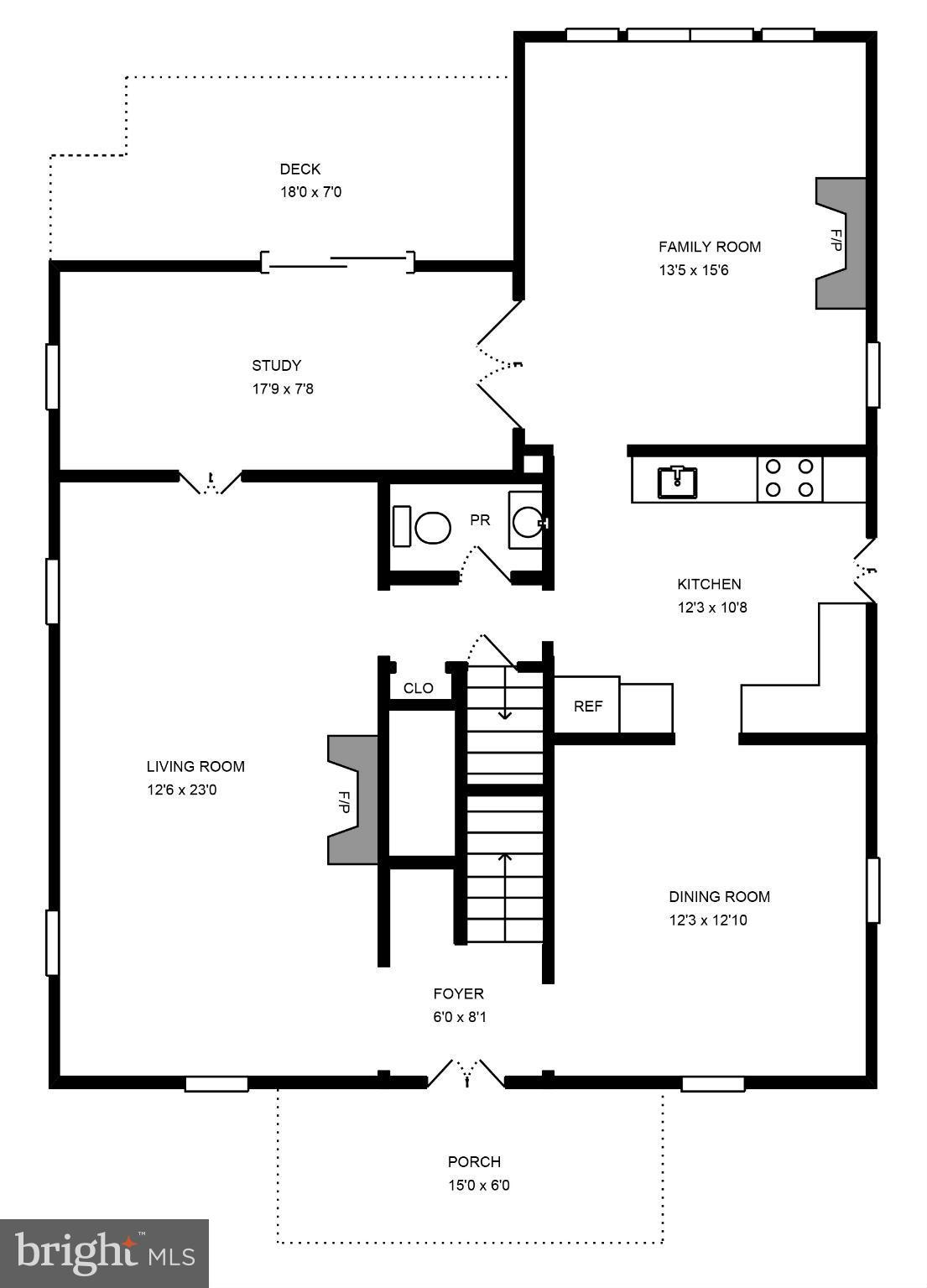 104 Indian Spring Drive Silver Spring, MD 20901 - Photo 29 of 30 Main Level Floorplan