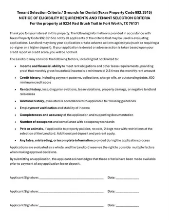 $2,300 | 9224 Red Brush Trail, Fort Worth, TX 76131