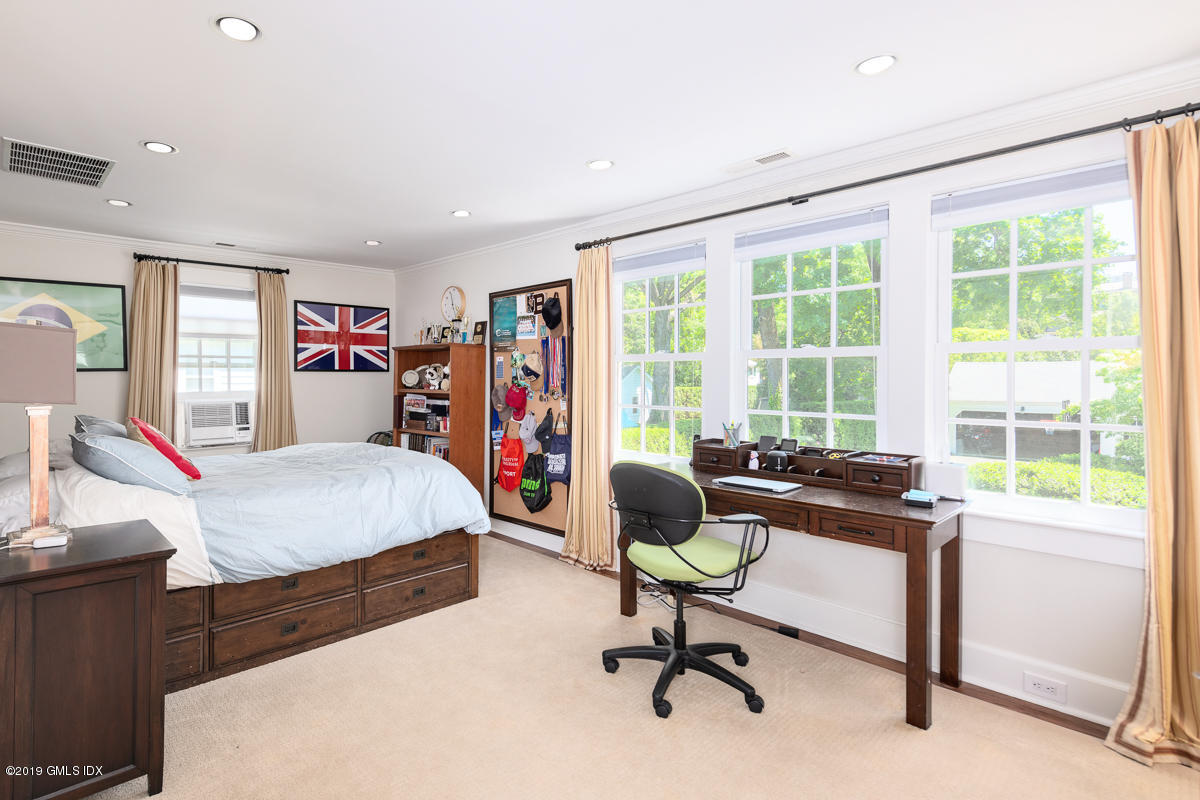 23 Maher Avenue Greenwich, CT 06830 - Photo 25 of 51 a view of a workspace with furniture and a window