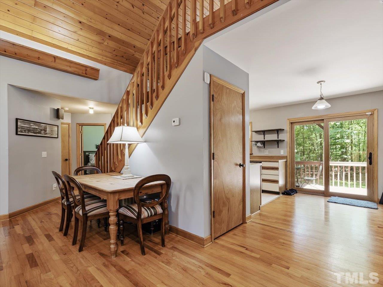 261 Ridge View Pittsboro, NC 27312 - Photo 25 of 57 a dining room with furniture and wooden floor