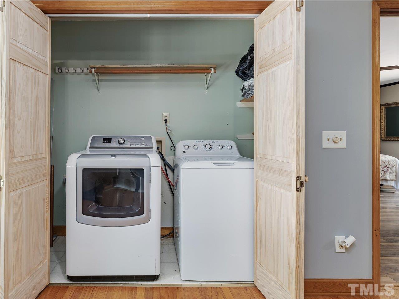 261 Ridge View Pittsboro, NC 27312 - Photo 32 of 57 a utility room with dryer and washer