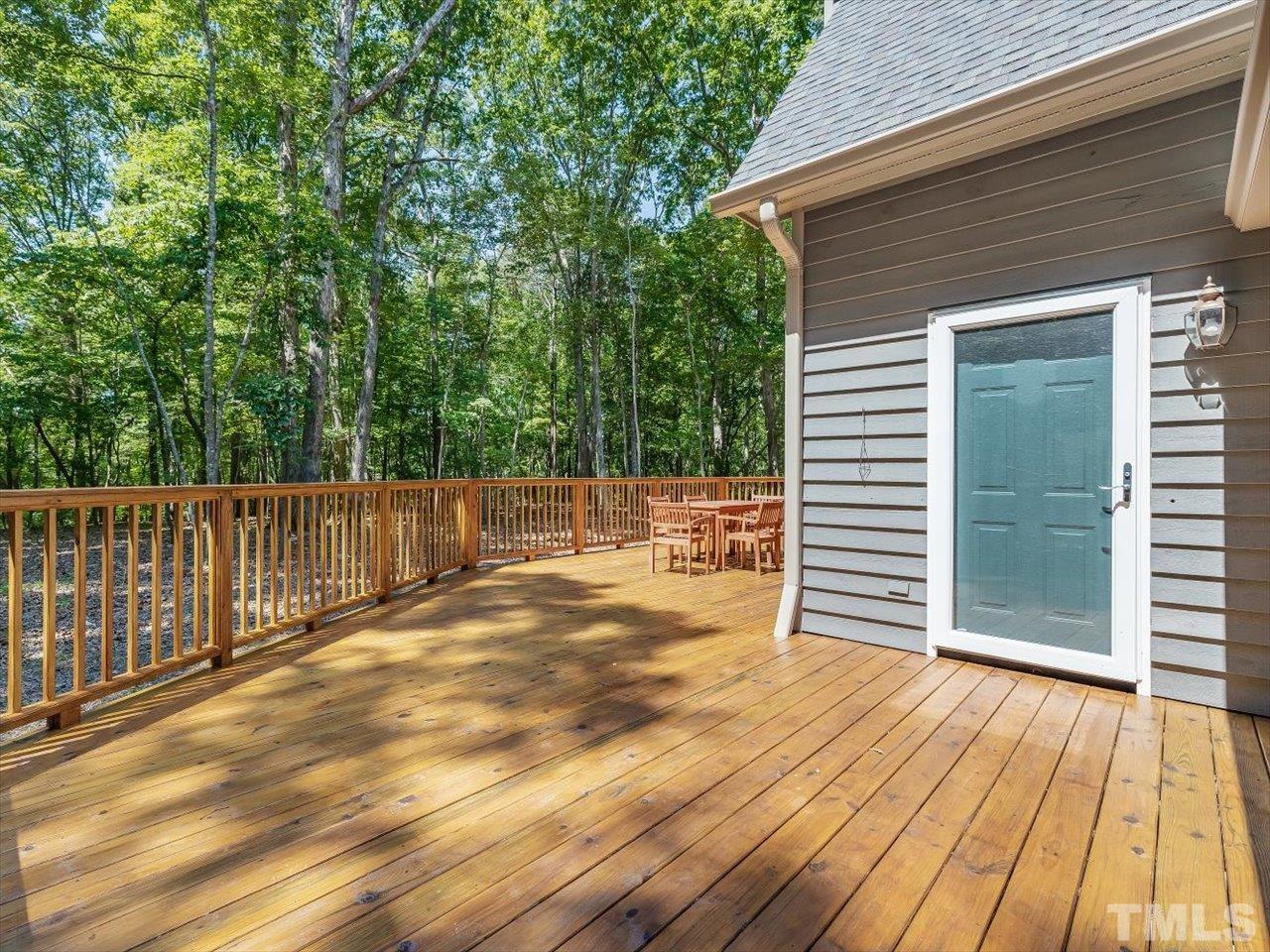 261 Ridge View Pittsboro, NC 27312 - Photo 38 of 57 a view of a backyard with wooden floor