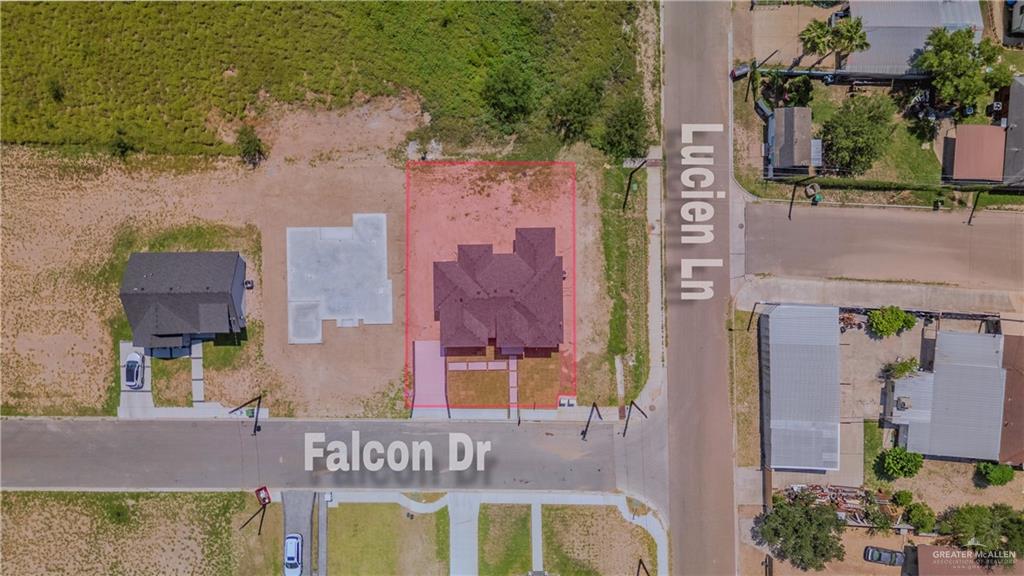 801 Falcon Street Rio Grande City, TX 78582 - Photo 28 of 36 an aerial view of residential houses with outdoor space and street view