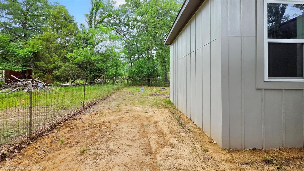 111 Custer Mabank, TX 75156 - Photo 17 of 20 a view of a backyard with a trees